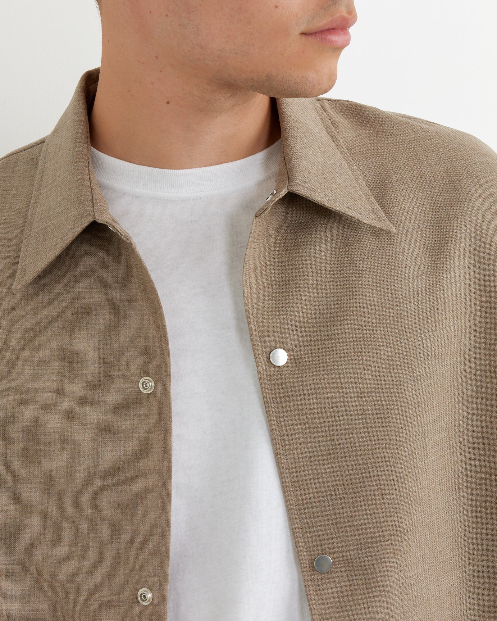 Sphere Jacket in Straw Melange