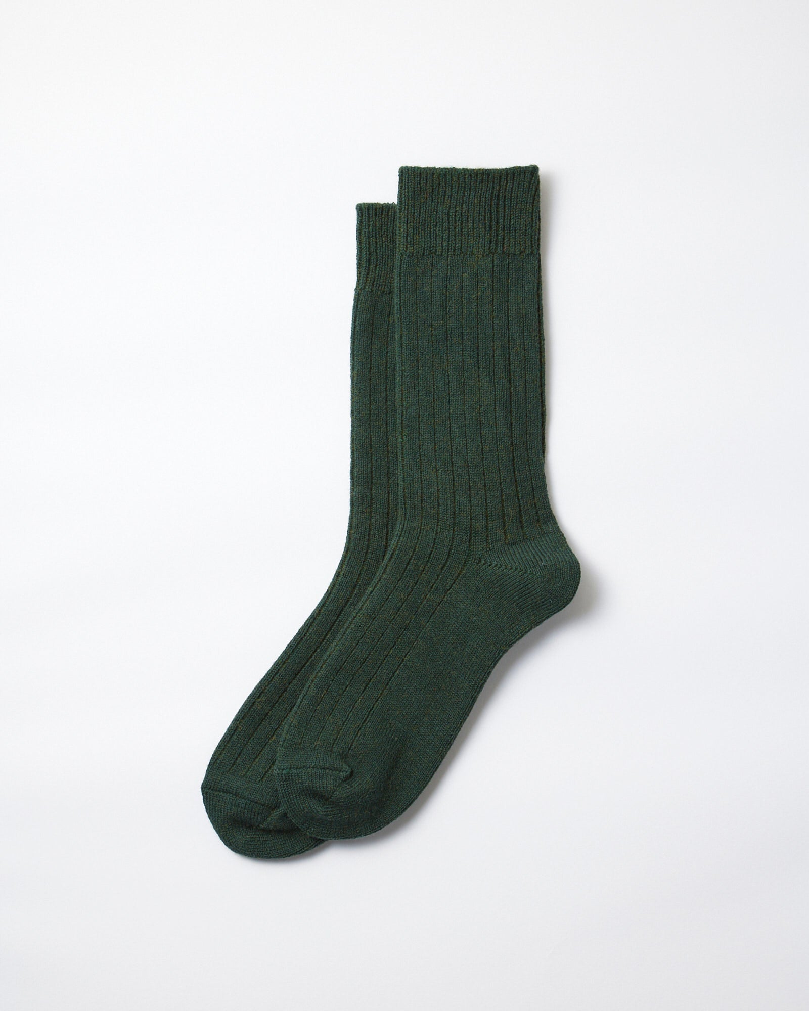 1327 Socks in Dark Green