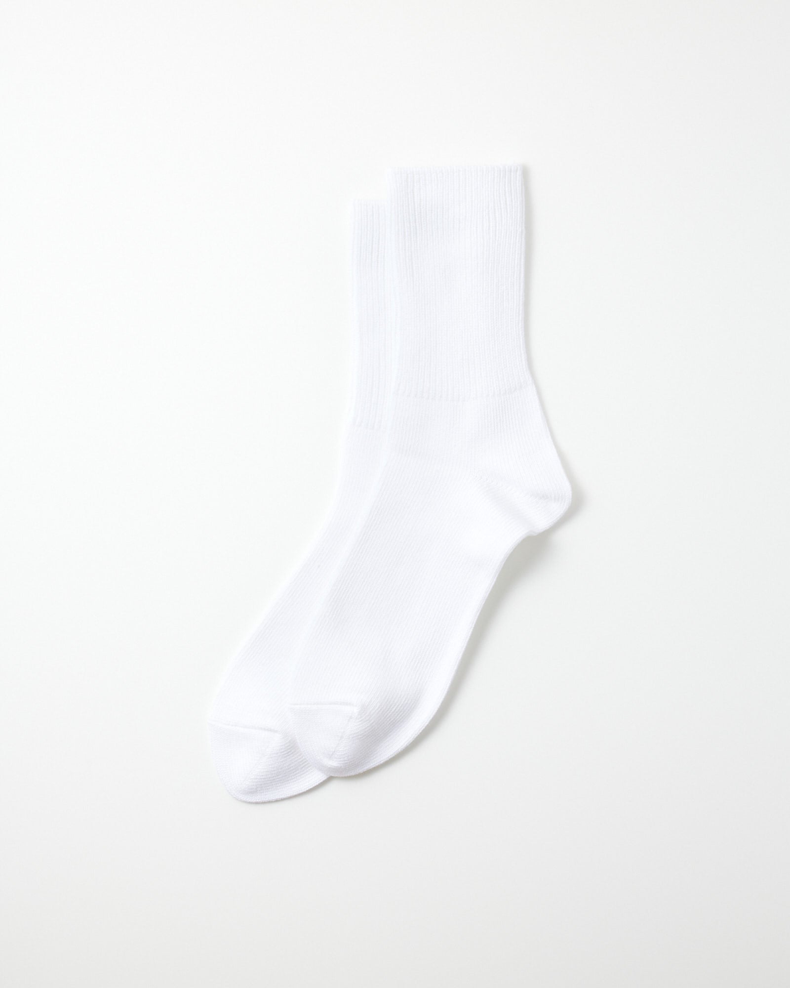 1427 Daily 3 Pack Ribbed Crew Socks in White