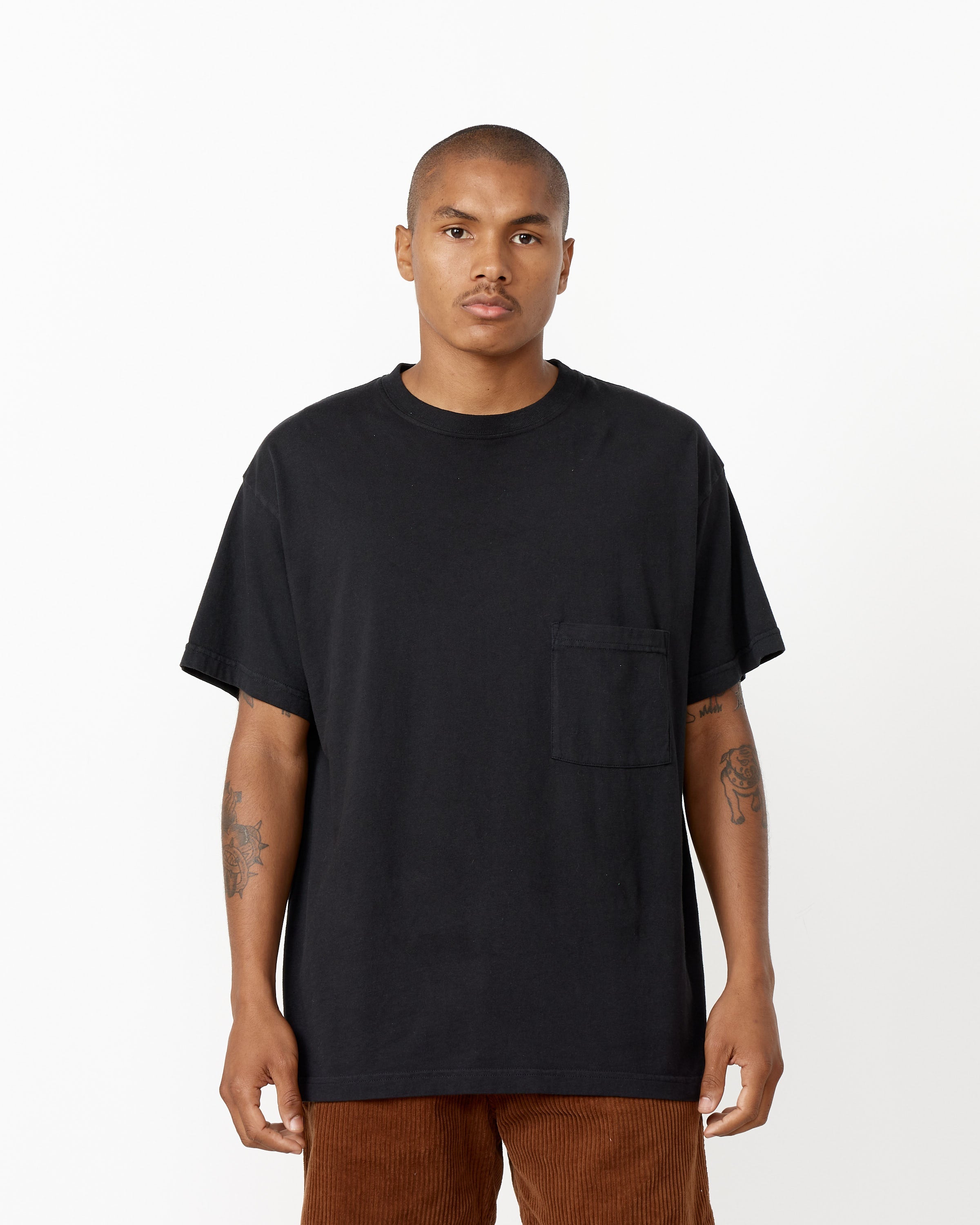 Big Pocket Tee in Black