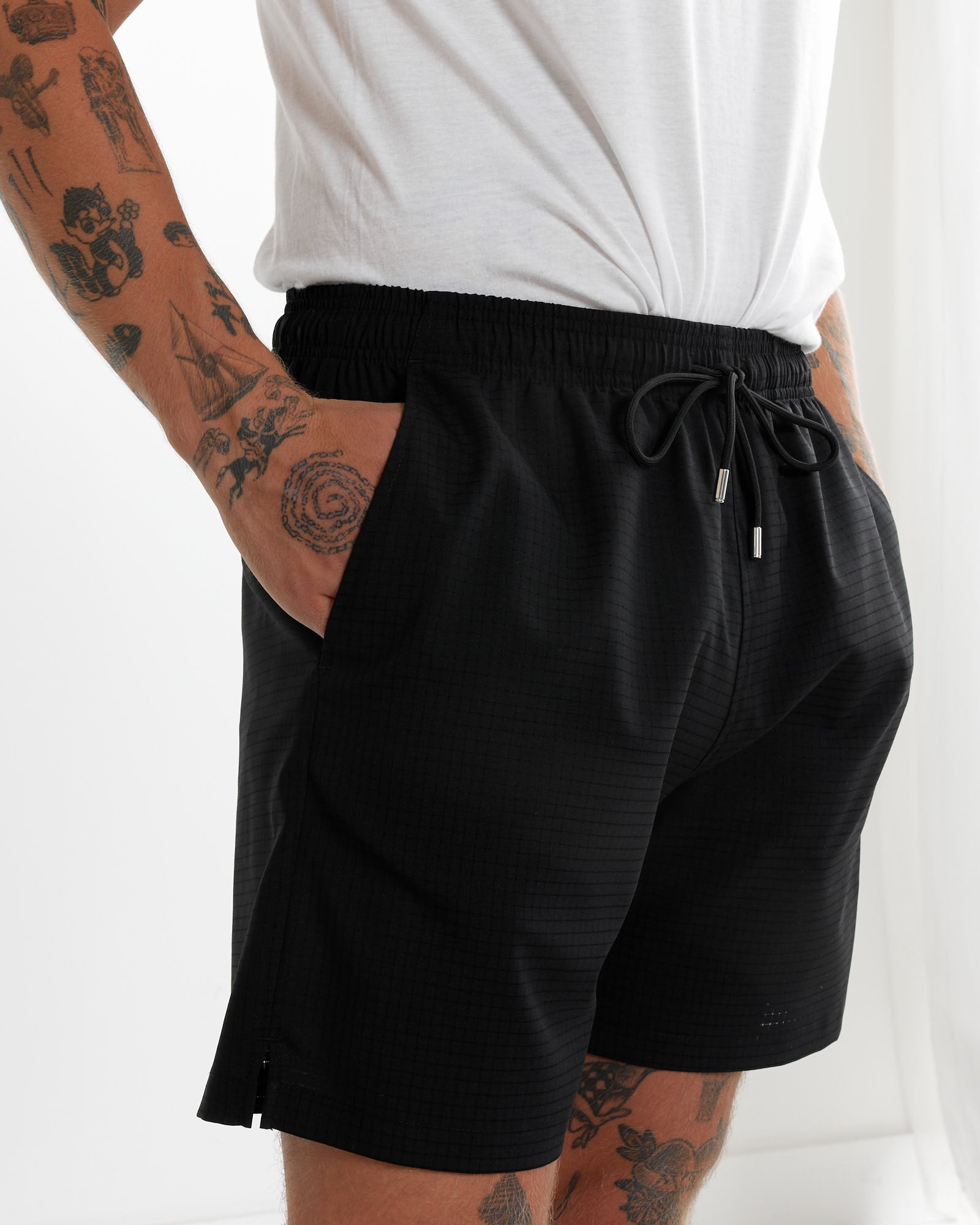 SM Short in Air Mesh Black