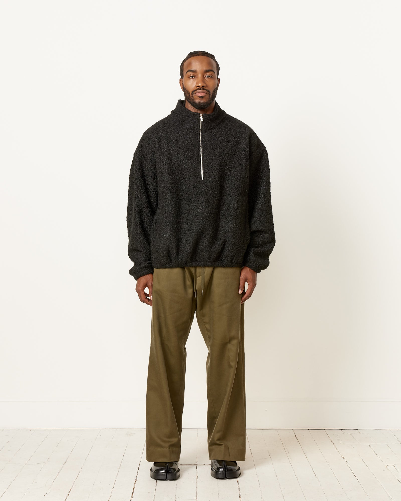 Alpina Pullover Sherpa in Black