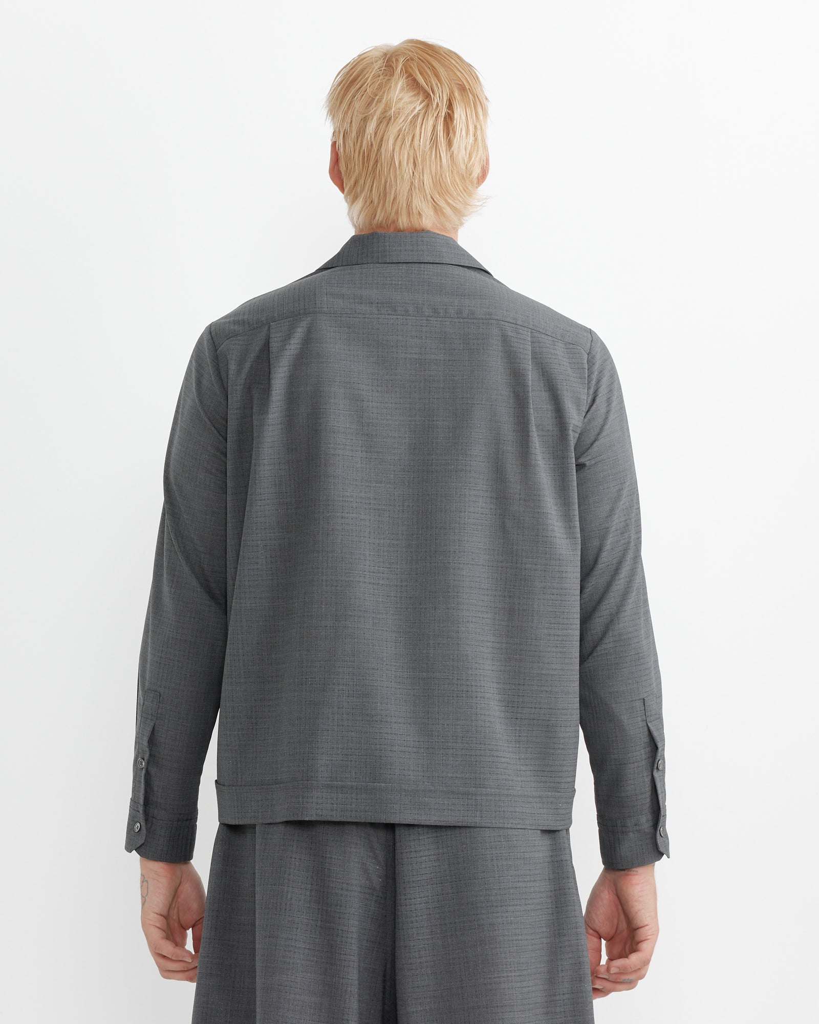 Zach Shirt in Air Mesh Grey