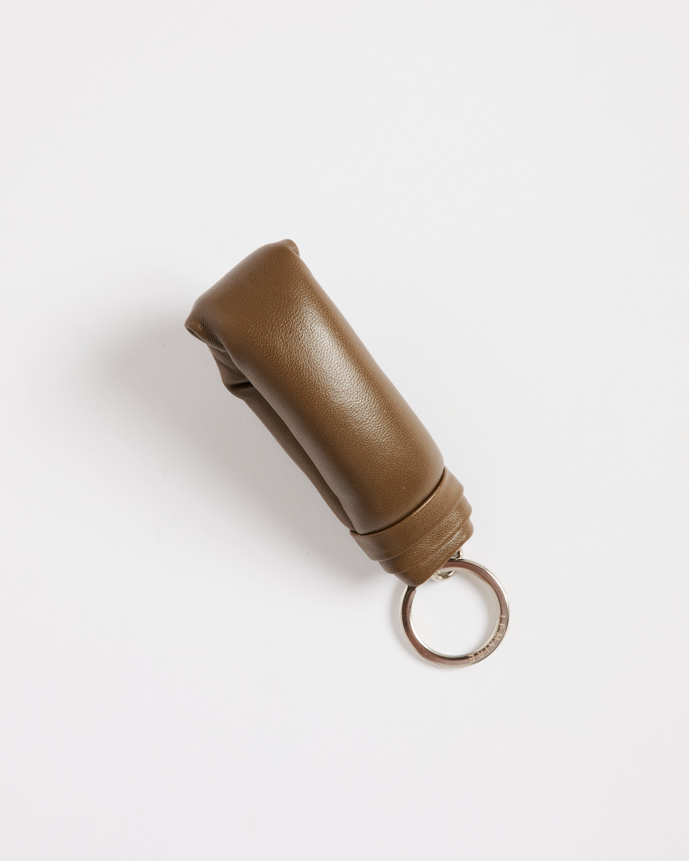 Wadded Key Holder in Dark Olive