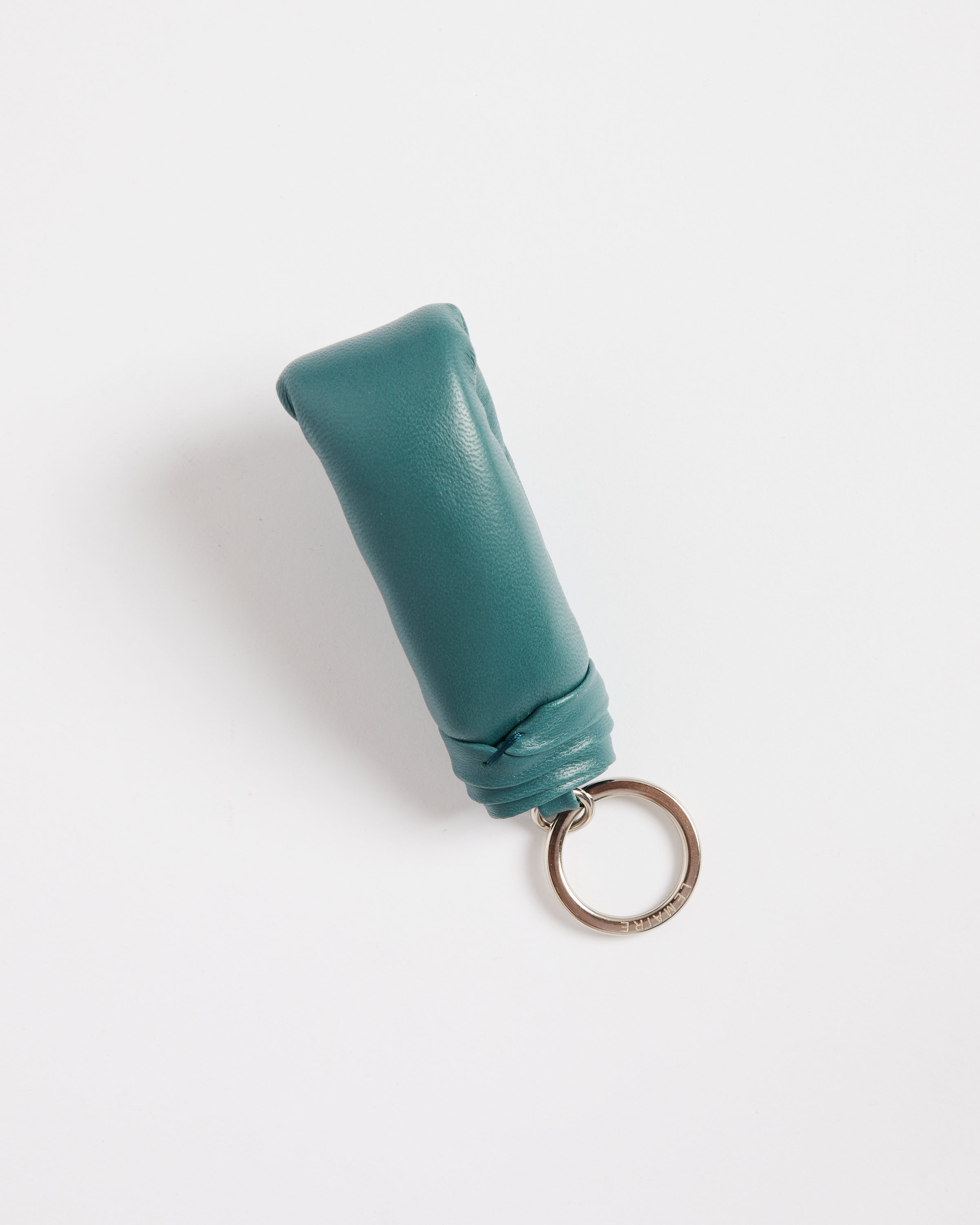 Wadded Key Holder in Myrtle Green