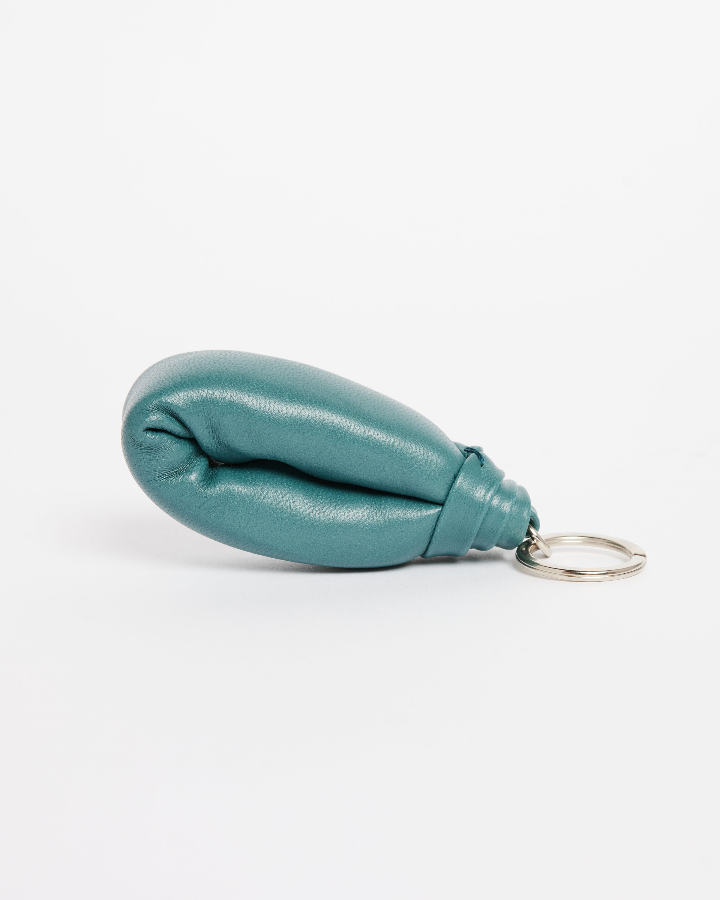 Wadded Key Holder in Myrtle Green