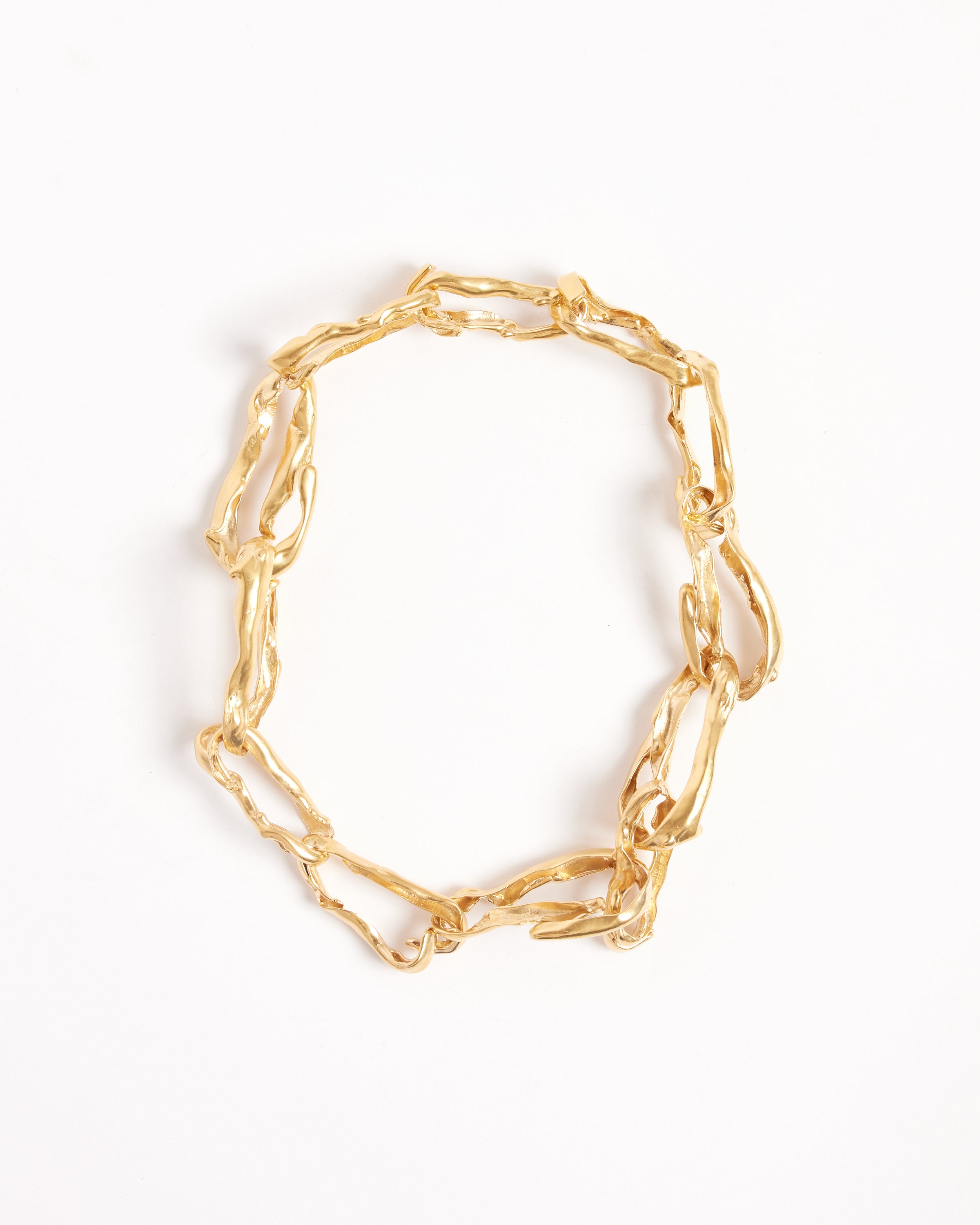 Globo Choker in 18K Plated Yellow Gold