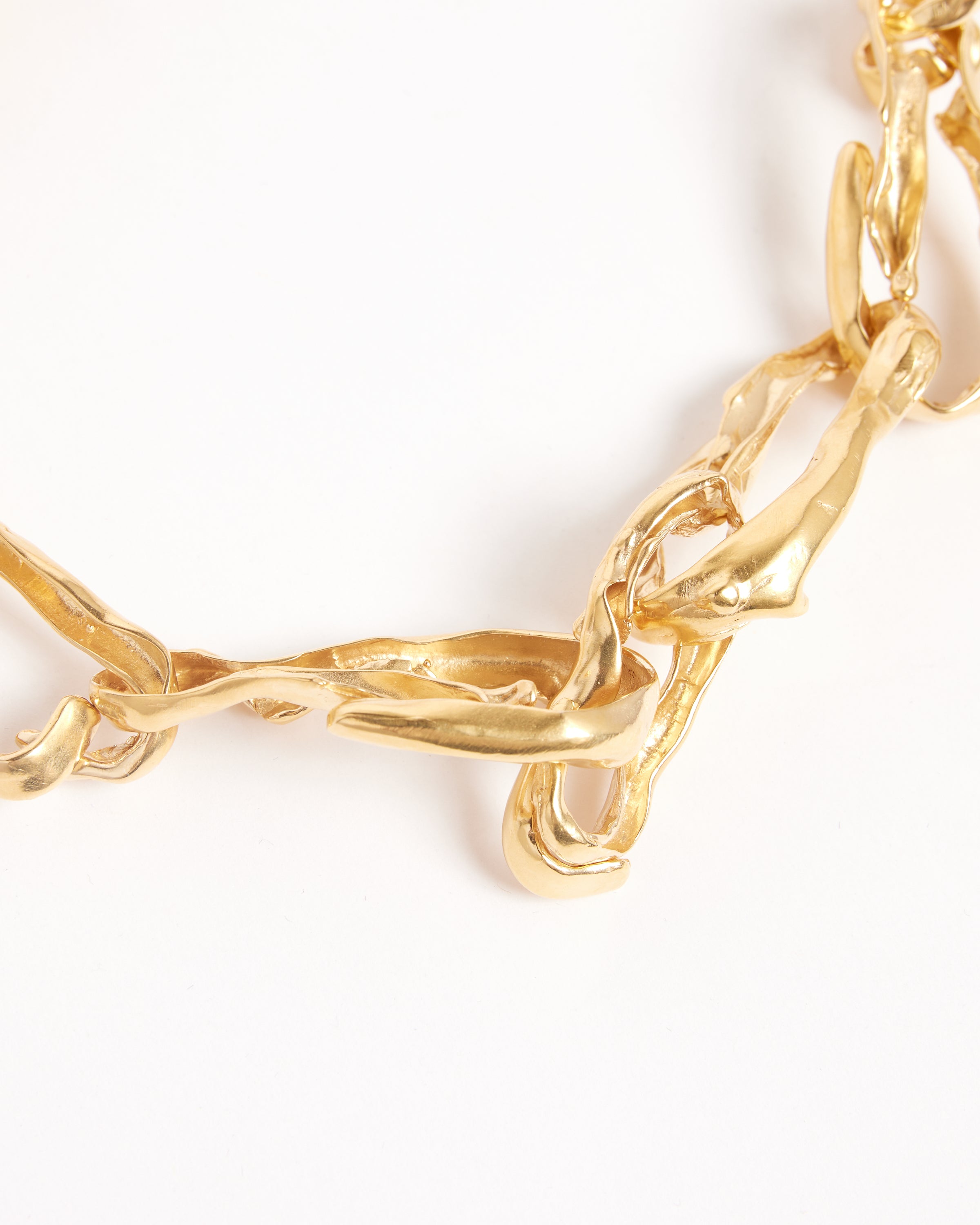 Globo Choker in 18K Plated Yellow Gold