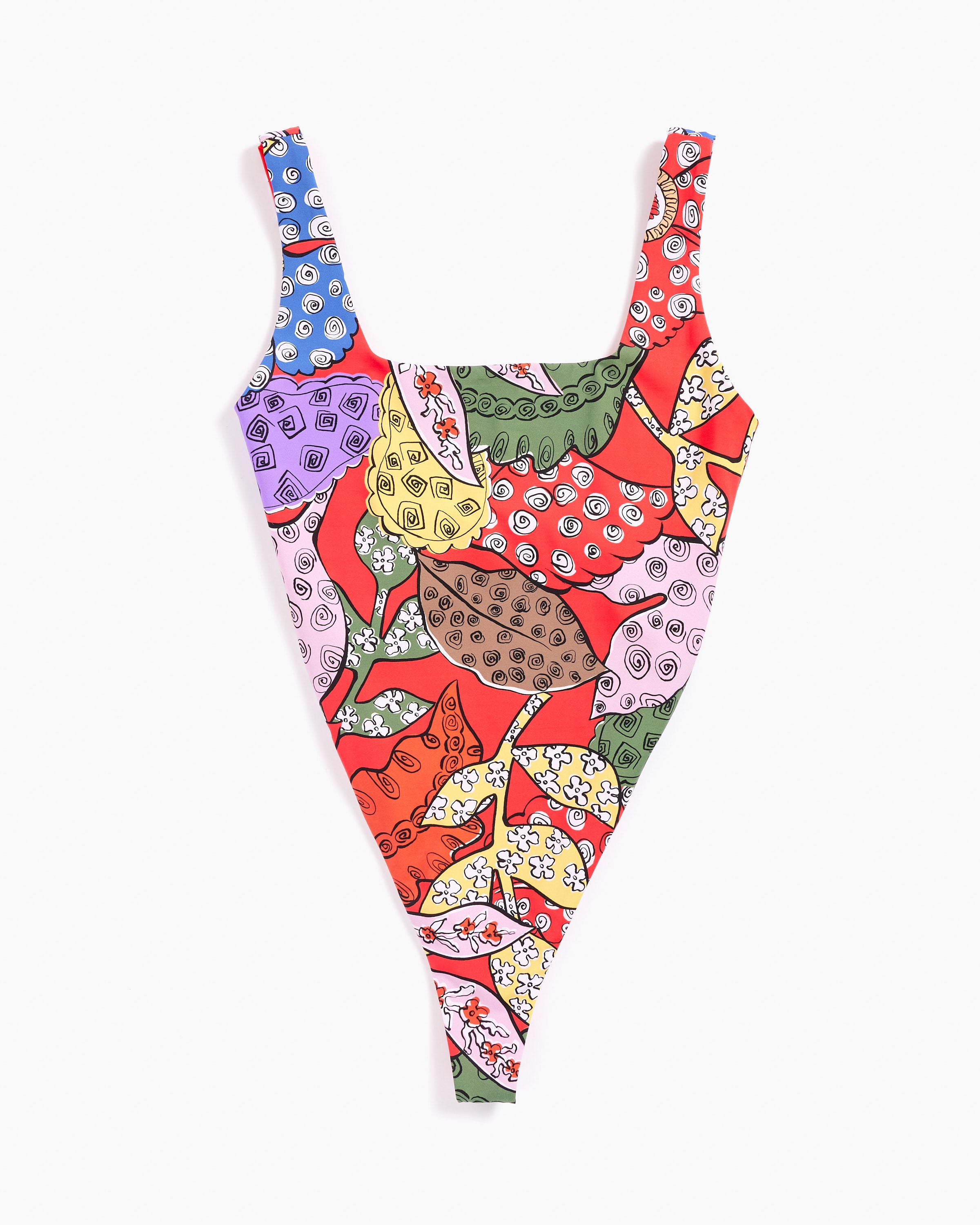 Banditta Idalia Swimsuit in Red/Multi