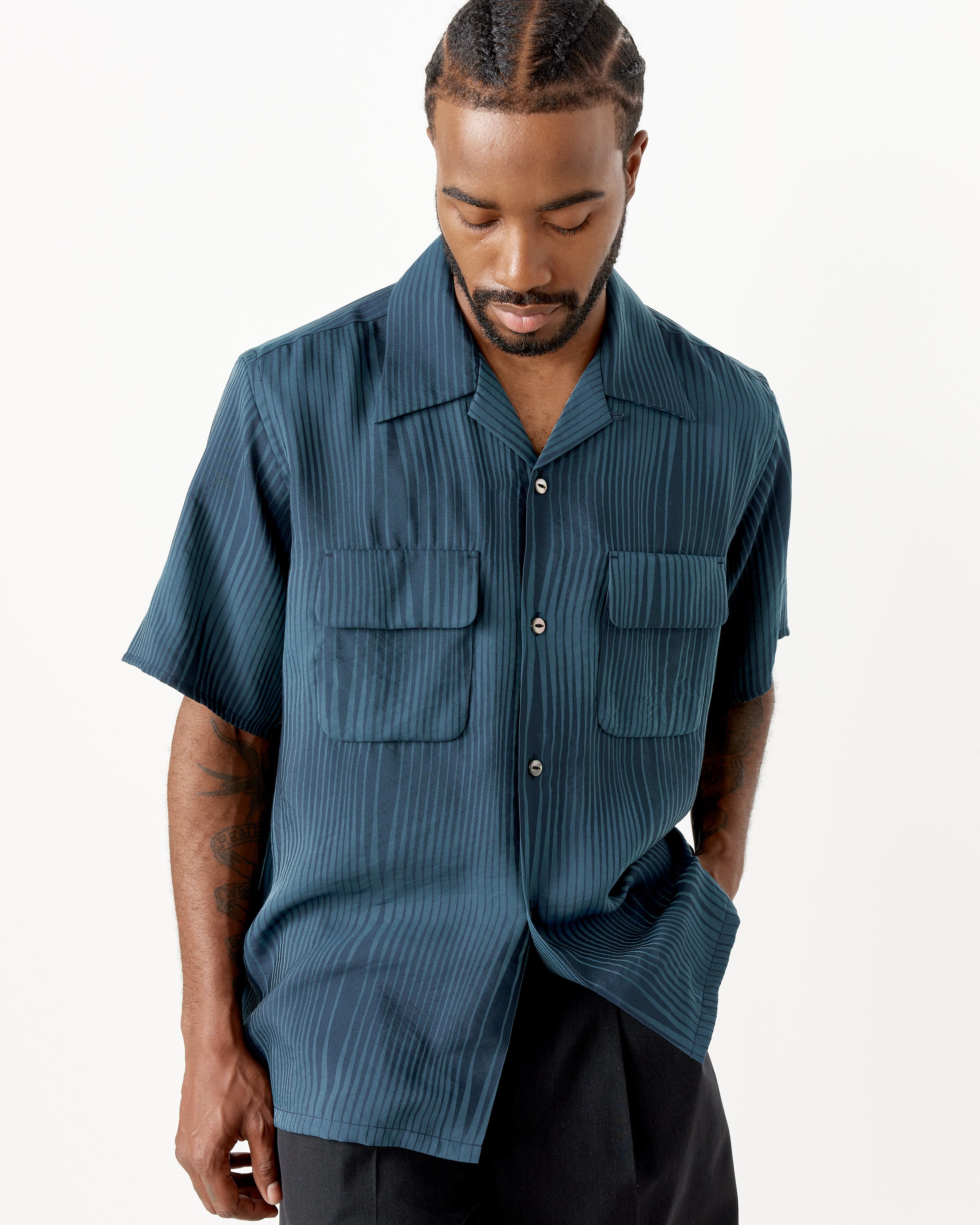 Wave Stripe Classic SS Shirt