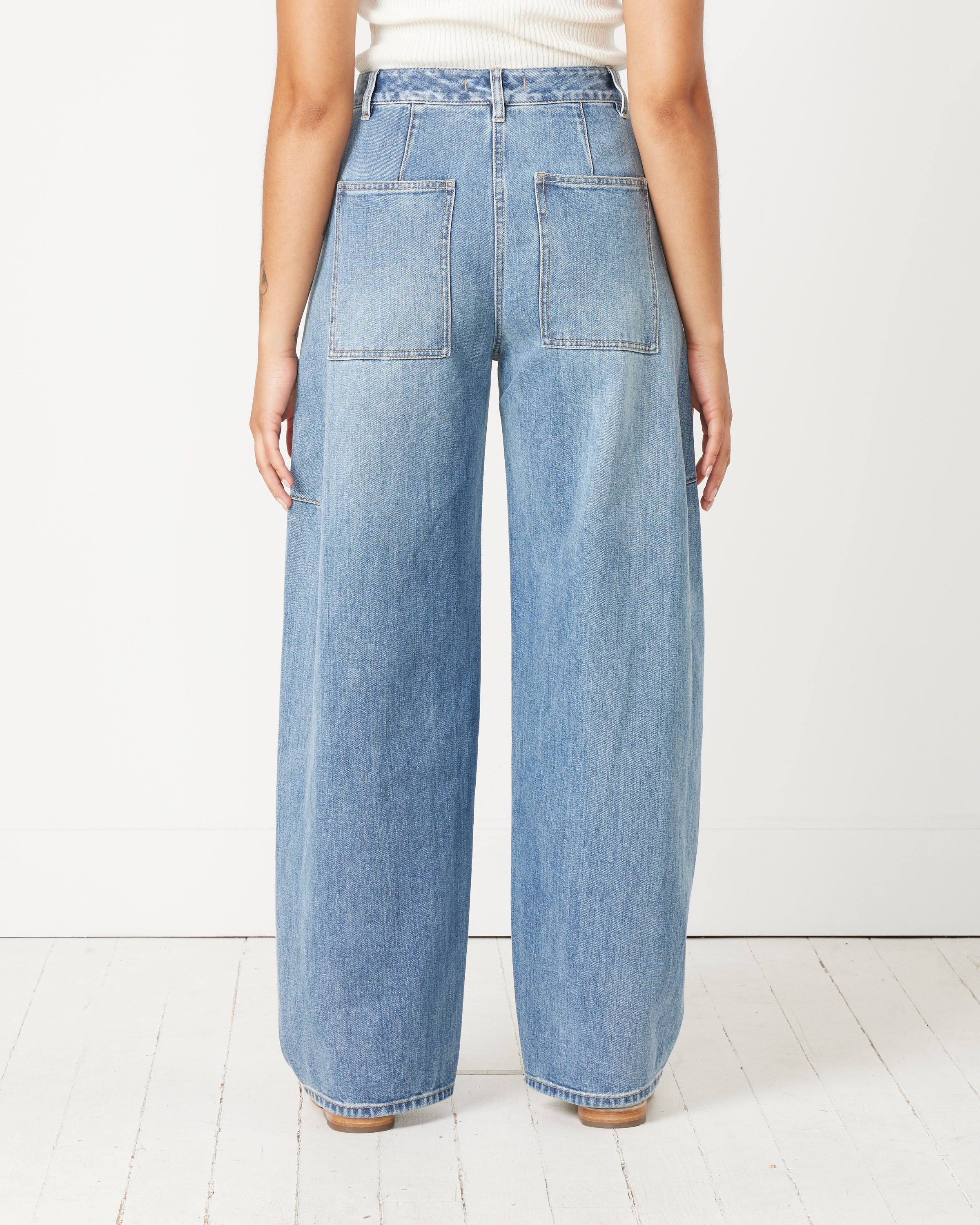 Wash Denim Sid Jean in Classic Blue