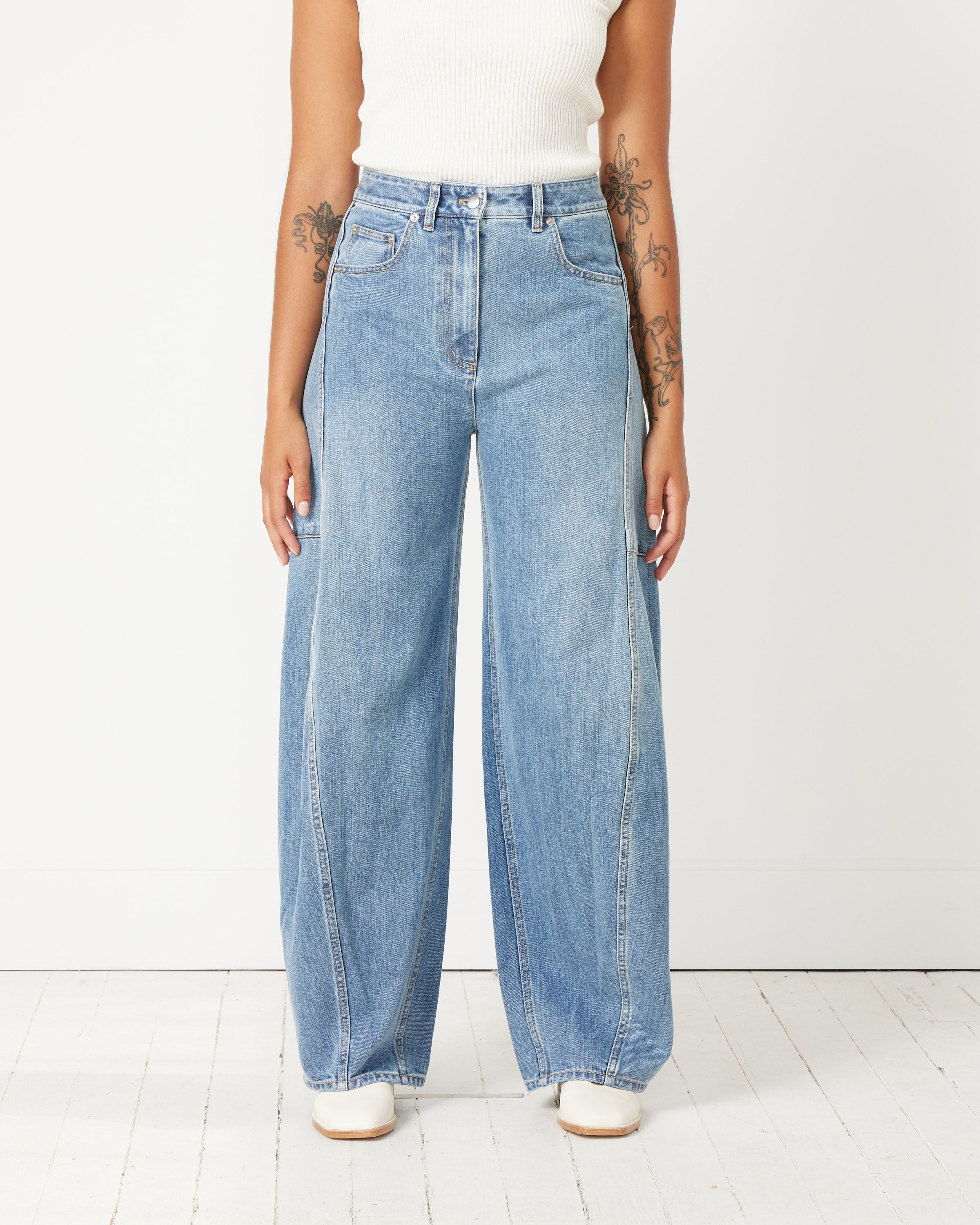 Wash Denim Sid Jean in Classic Blue