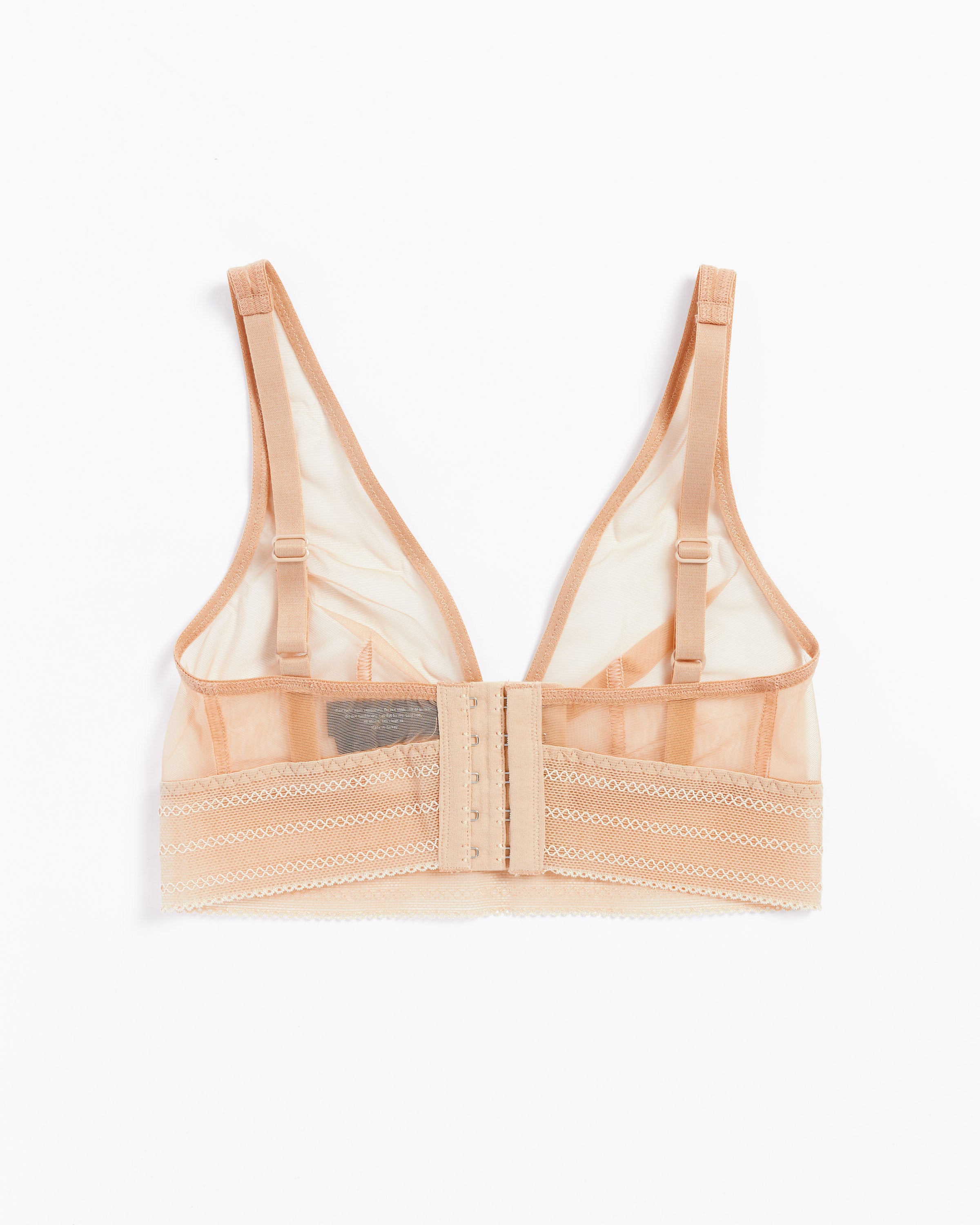 Bare Soft Plunge Bra in Powder