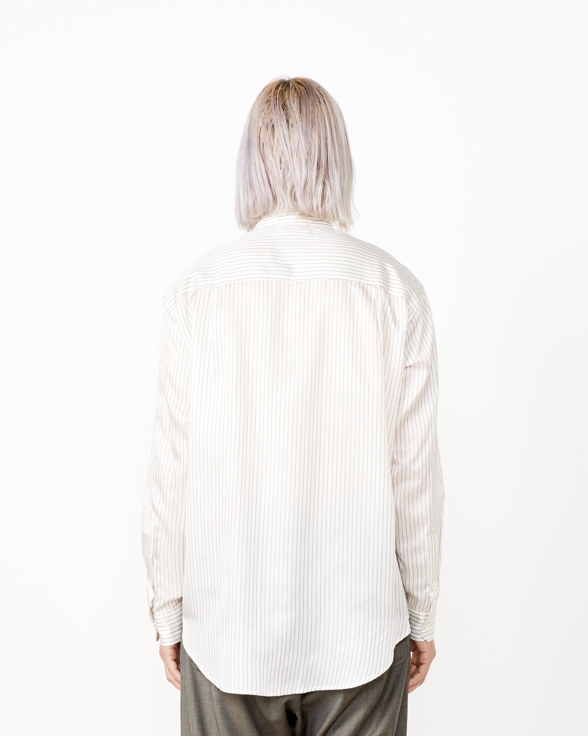 Striped Cupro Routine Shirt