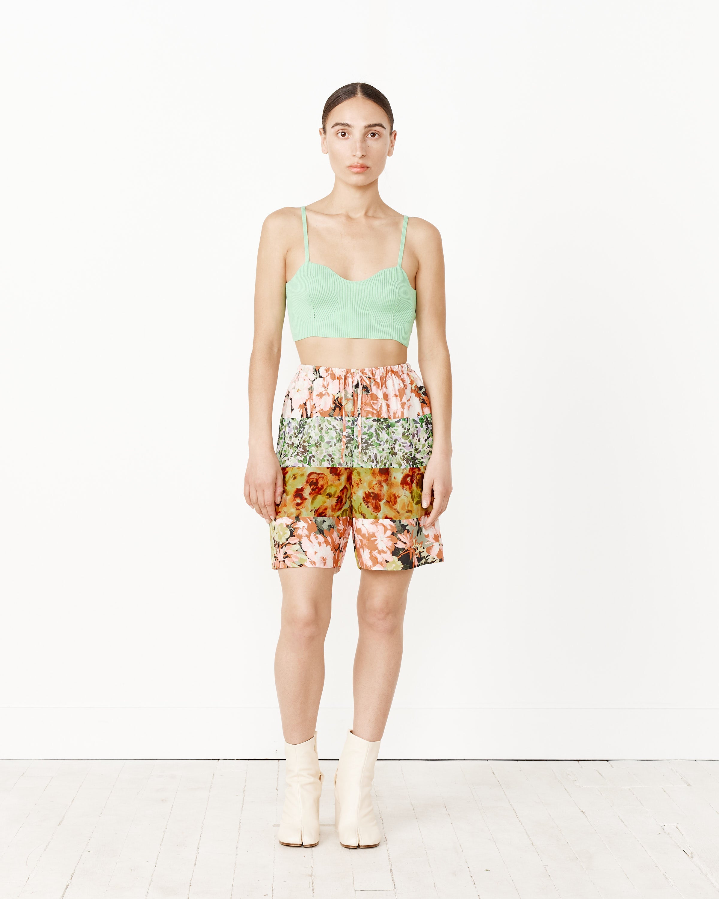 Floral Patch Shorts