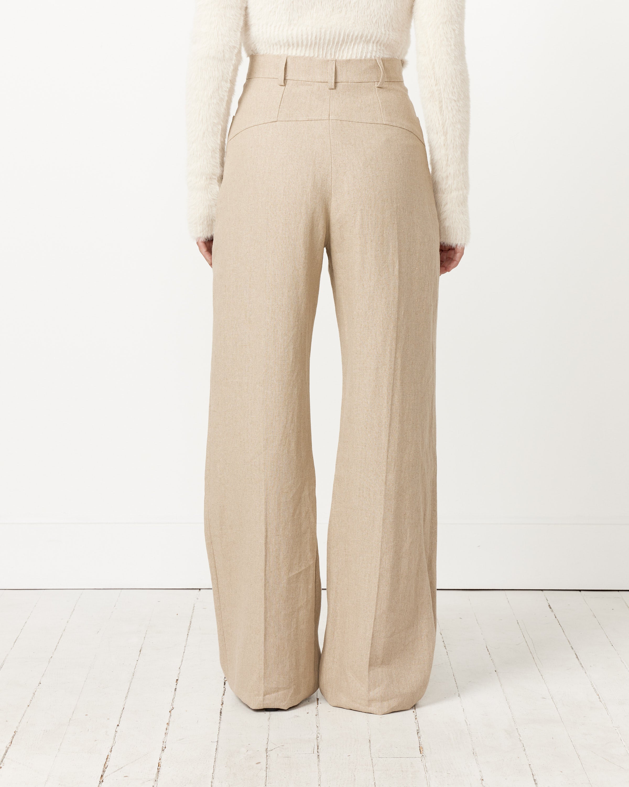 Le Pantalon Sauge Trouser in Beige