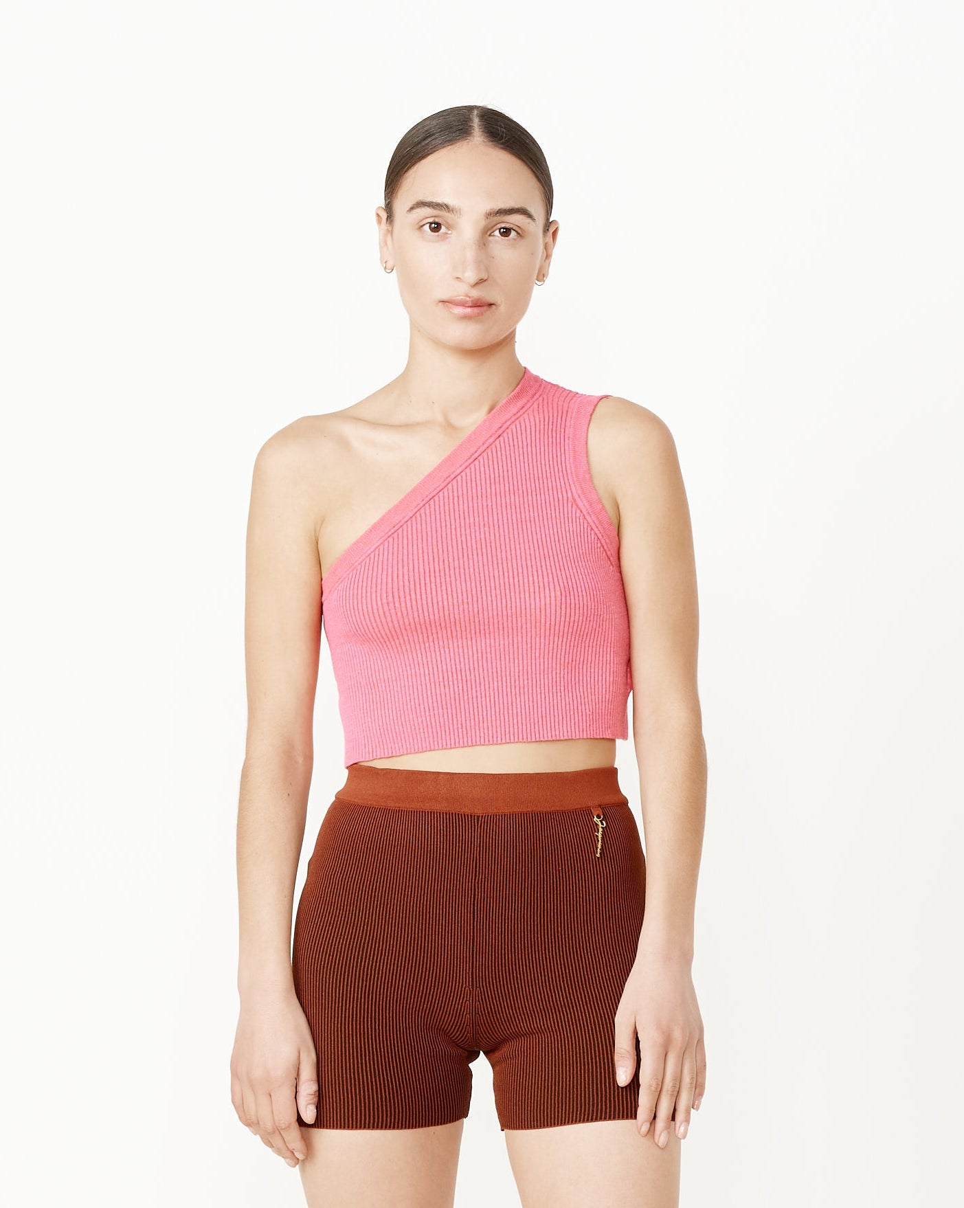 La Maille Ascu One Shoulder Top