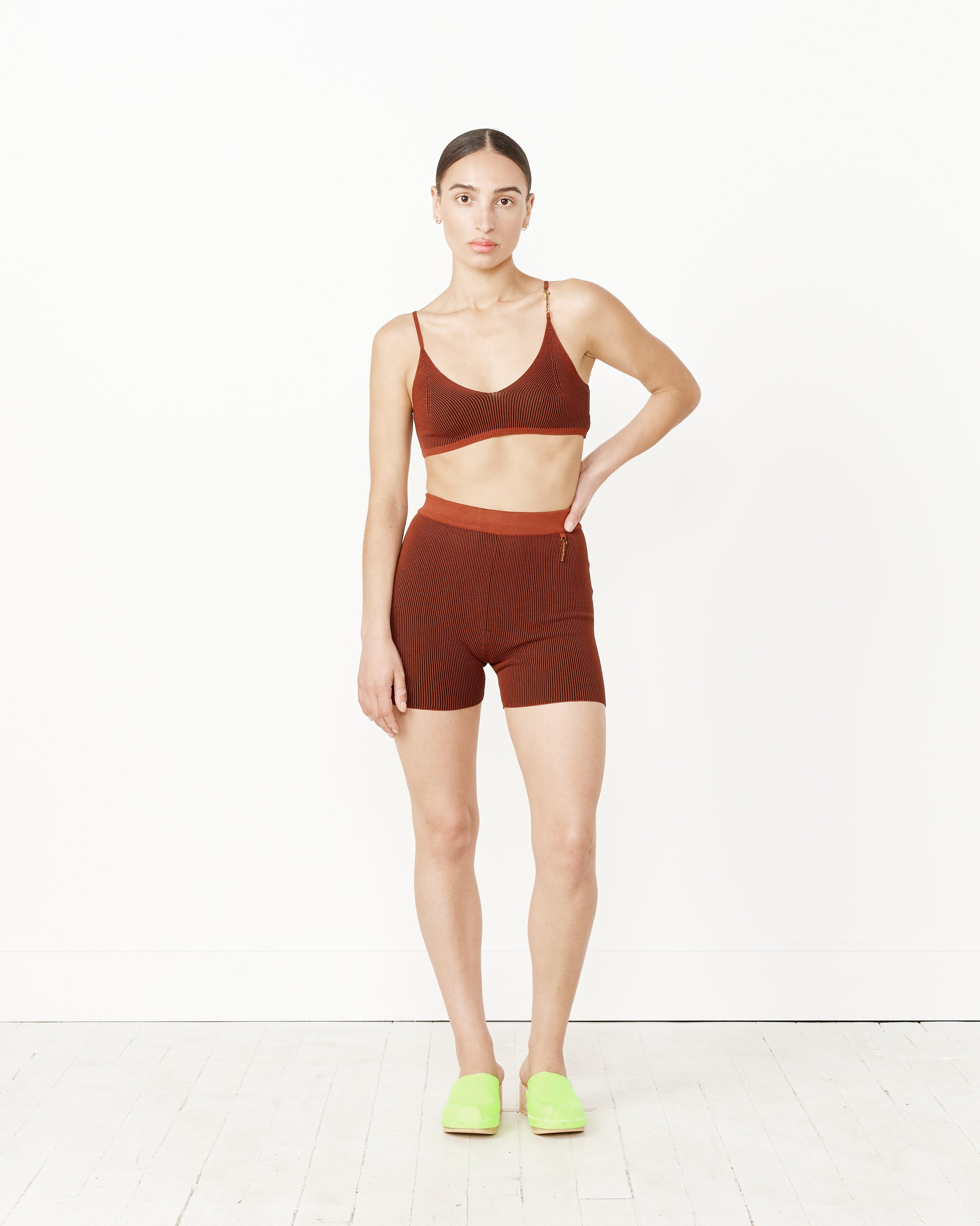 Le Pralu Shorts in Brown