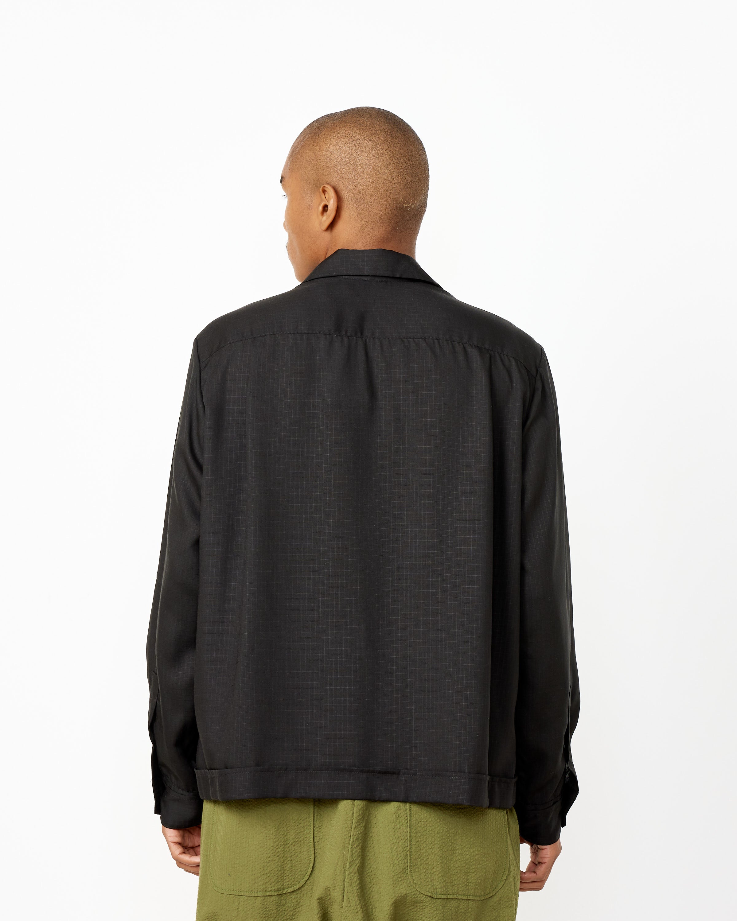 Zach Long Sleeve Ripstop Rayon Shirt