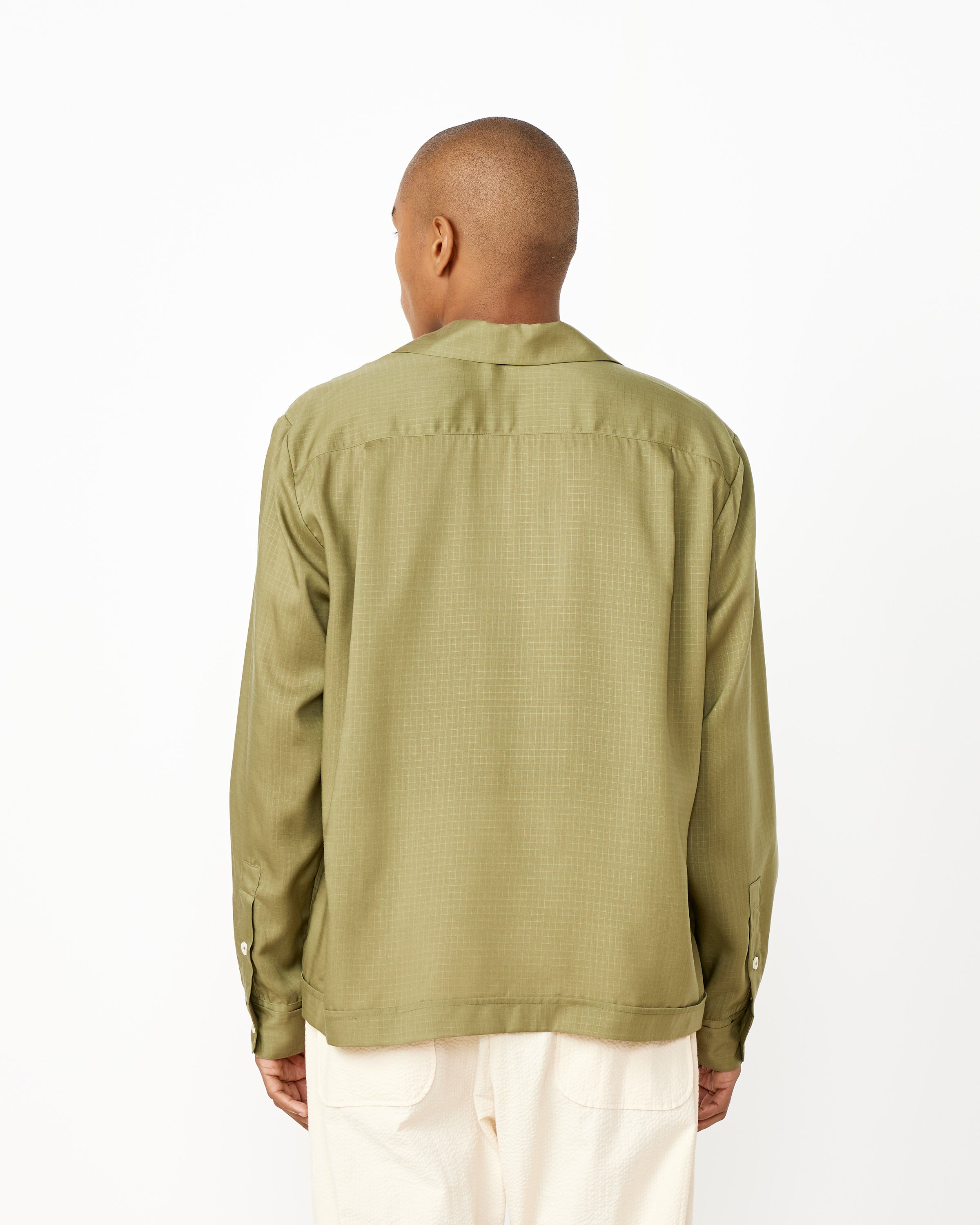 Zach Long Sleeve Ripstop Rayon Shirt