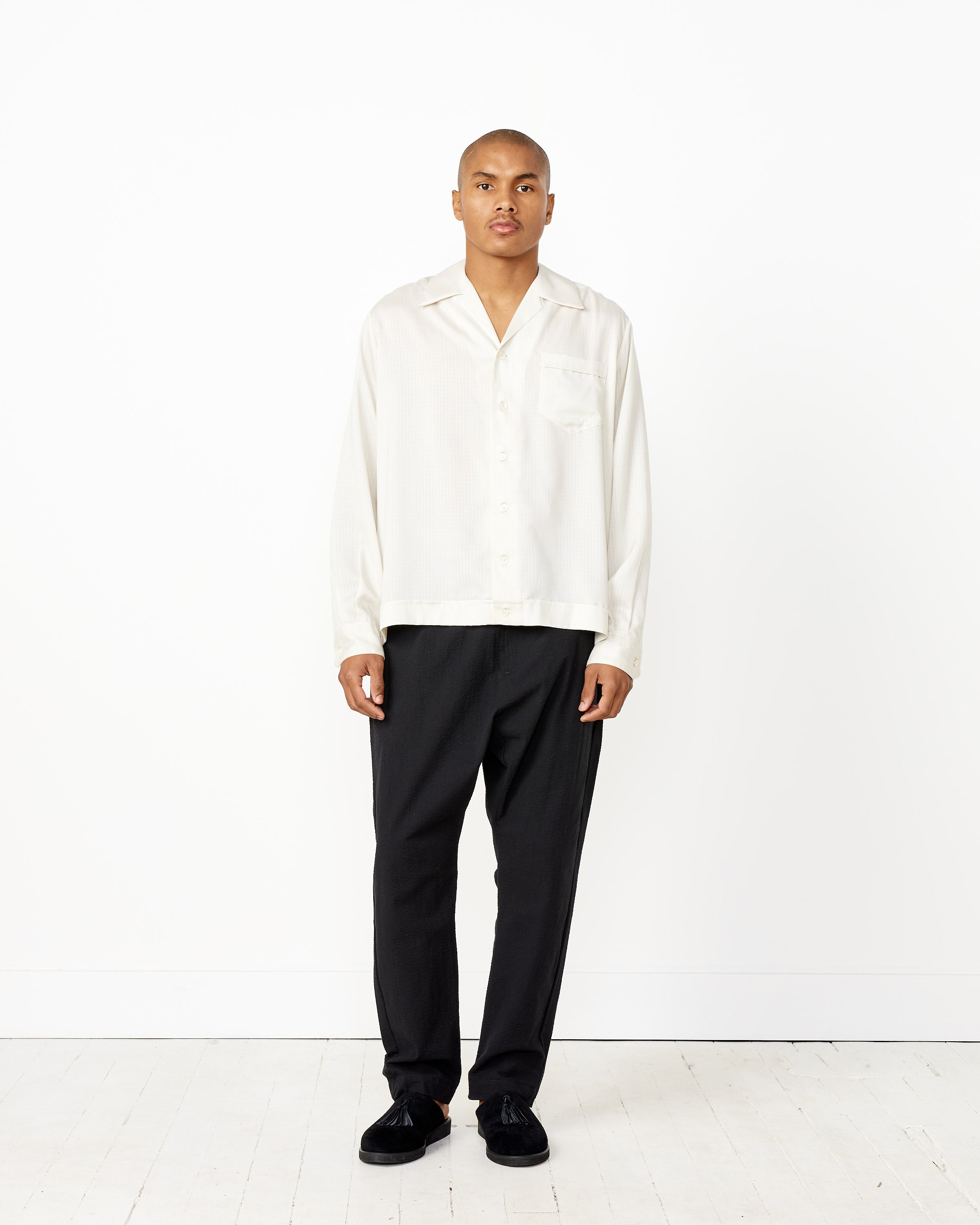 Zach Long Sleeve Ripstop Rayon Shirt