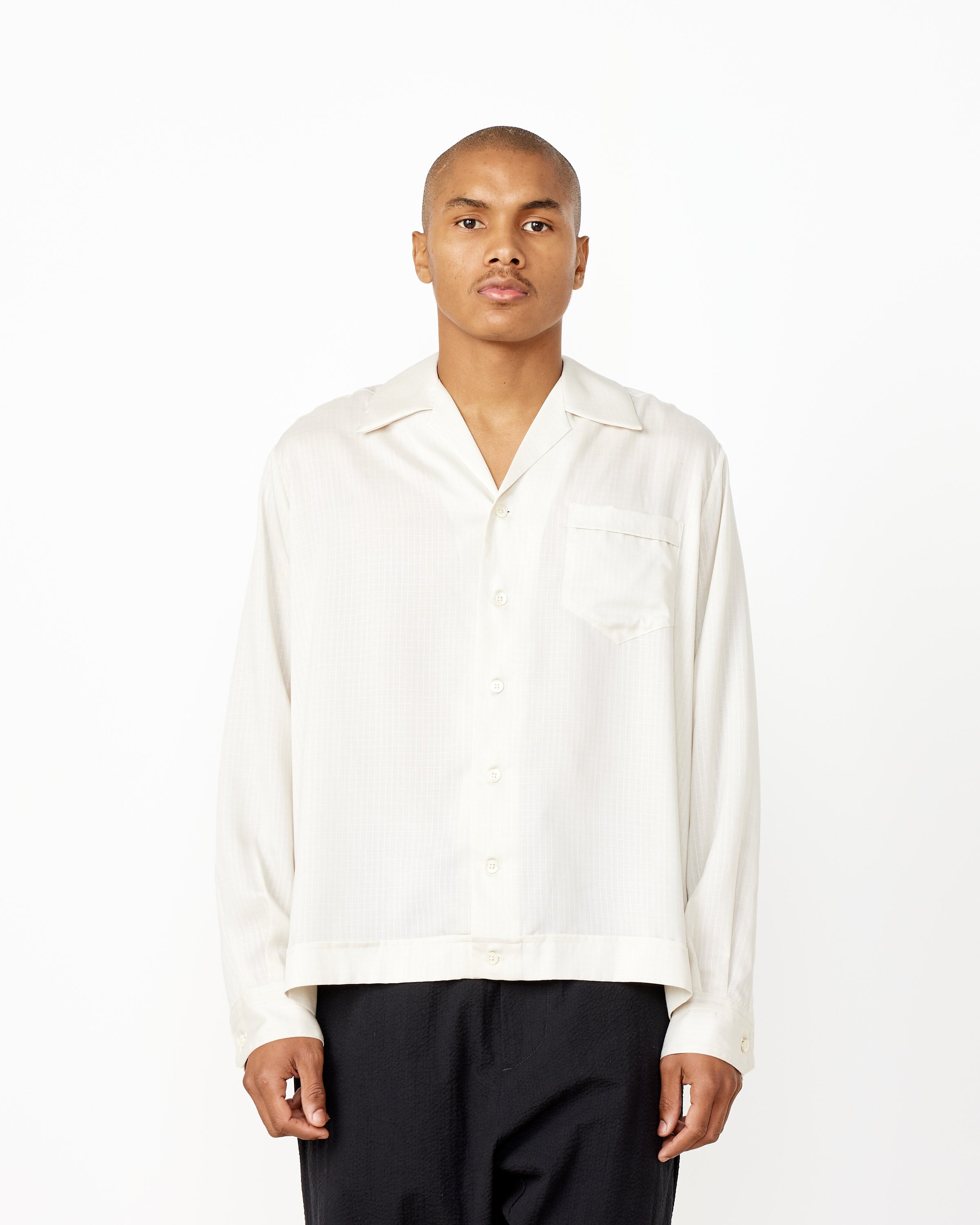 Zach Long Sleeve Ripstop Rayon Shirt