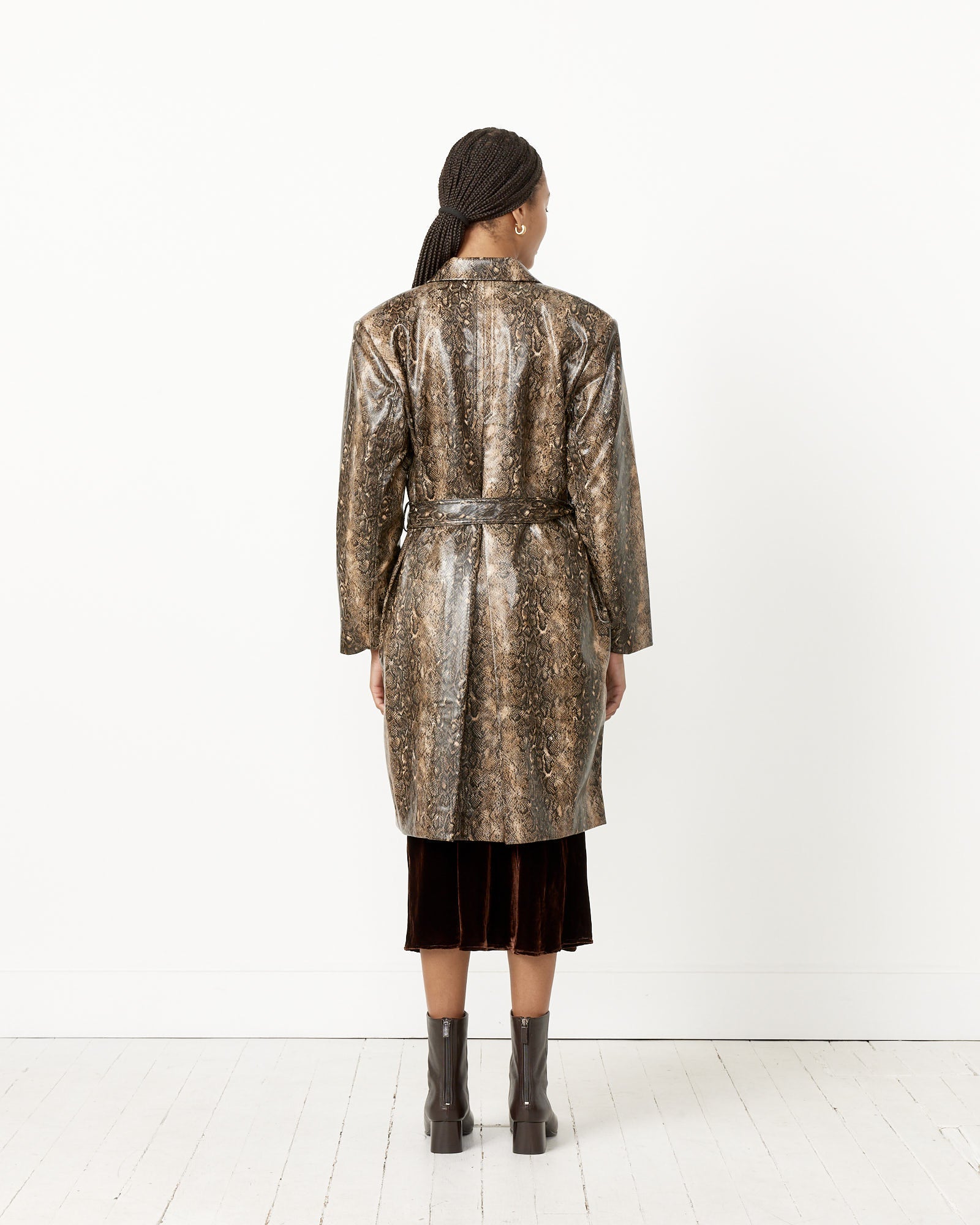 Snake Belt Coat