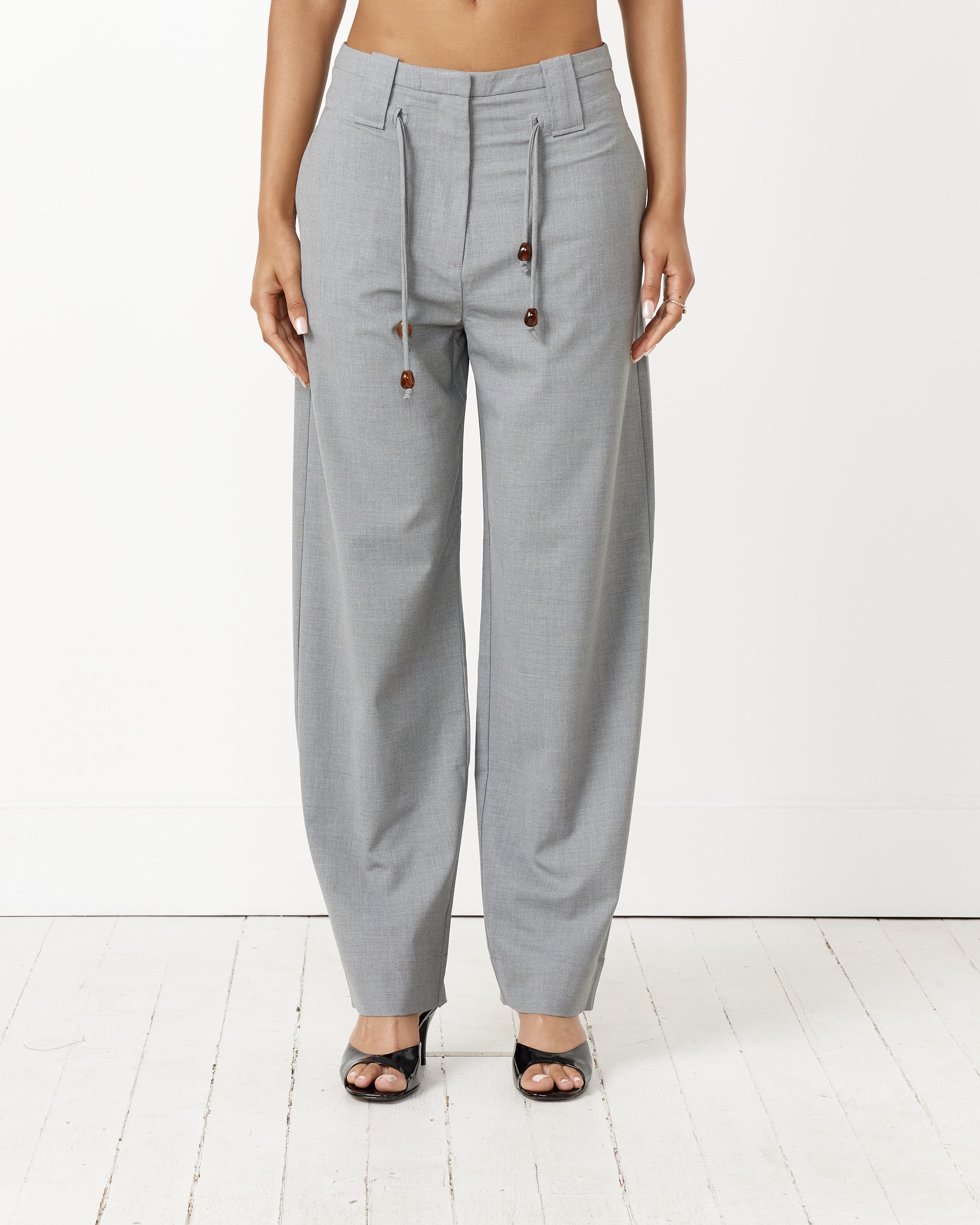 Drapey Mid-High Waisted Pant