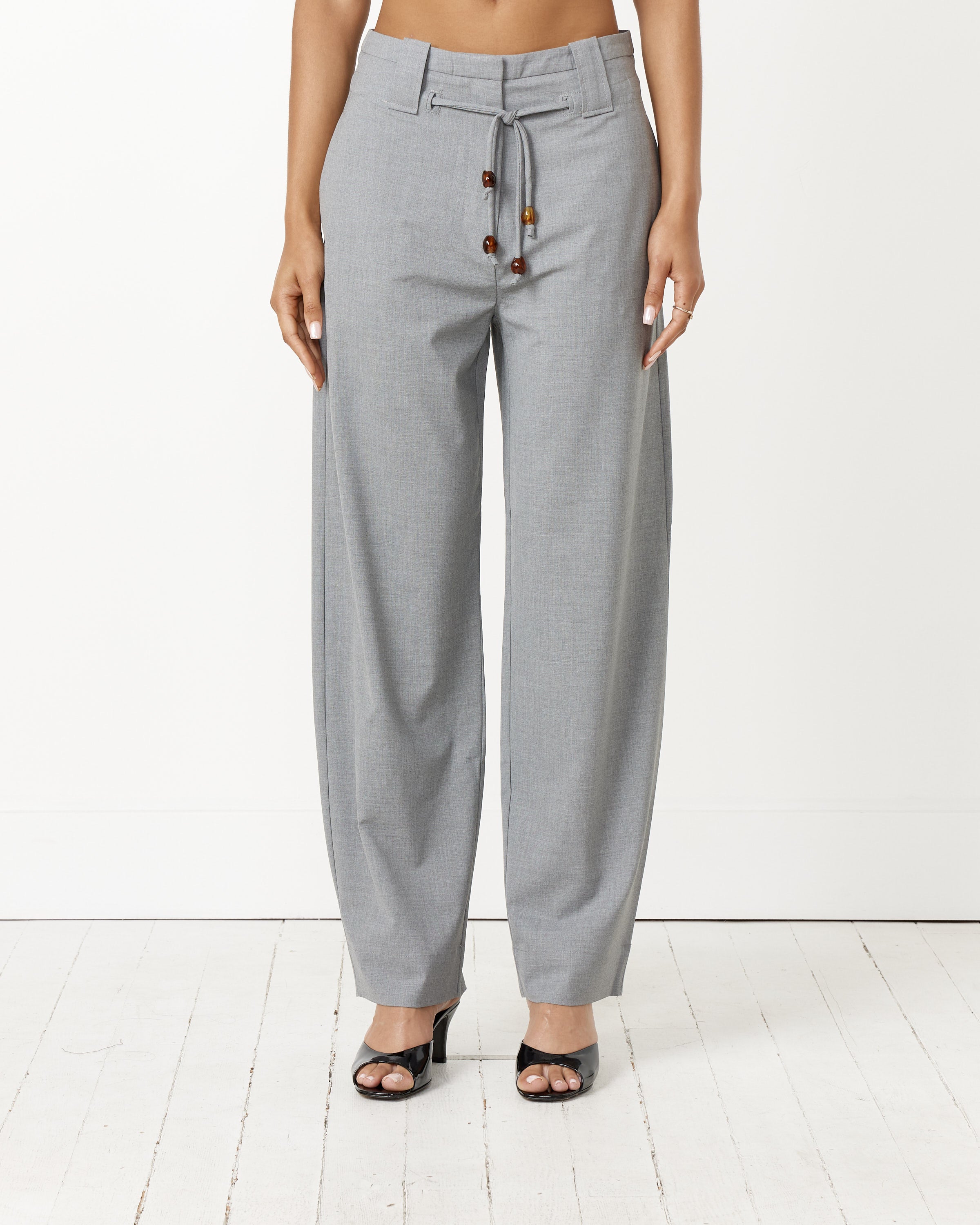 Drapey Mid-High Waisted Pant