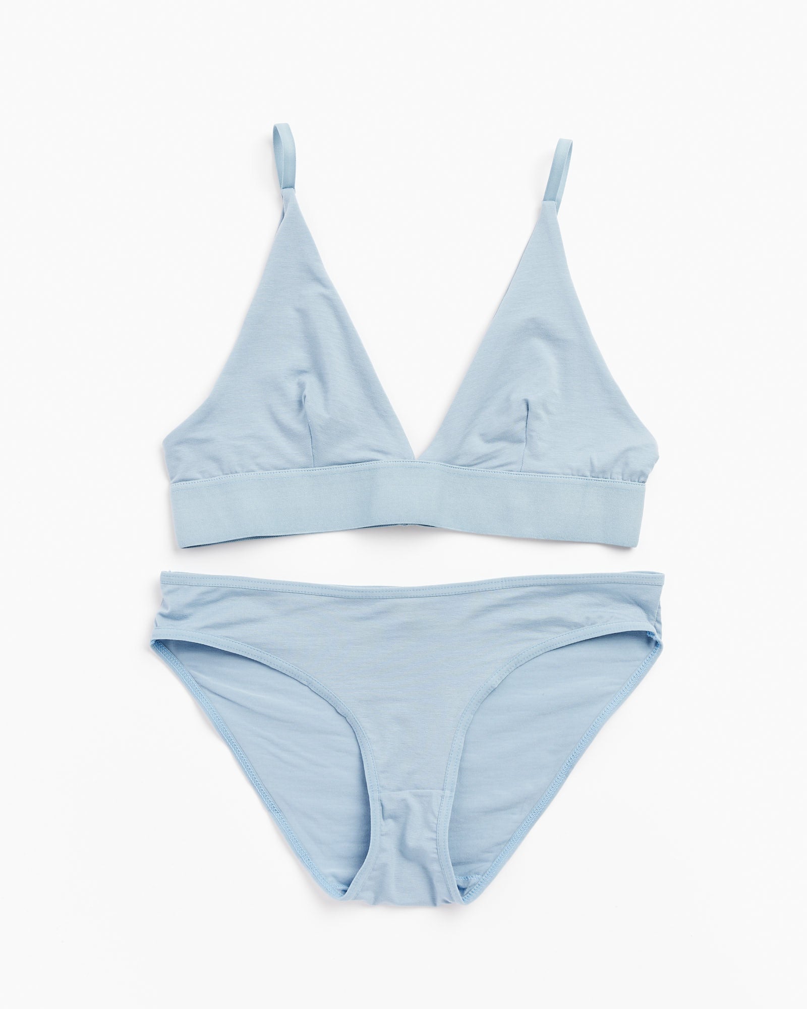 Triangle Bra in Mixi Blue