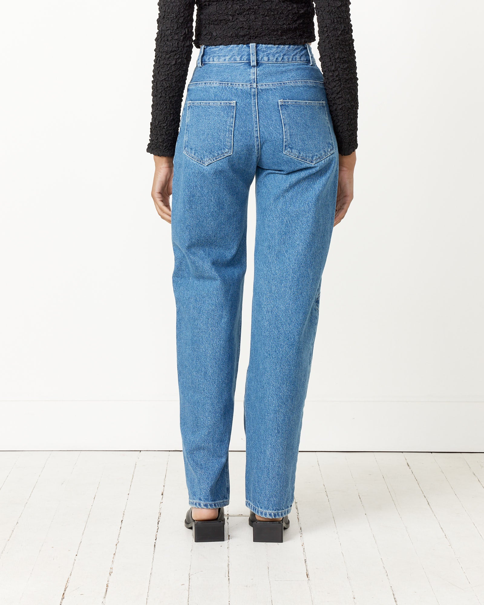 Seamed Denim Pant