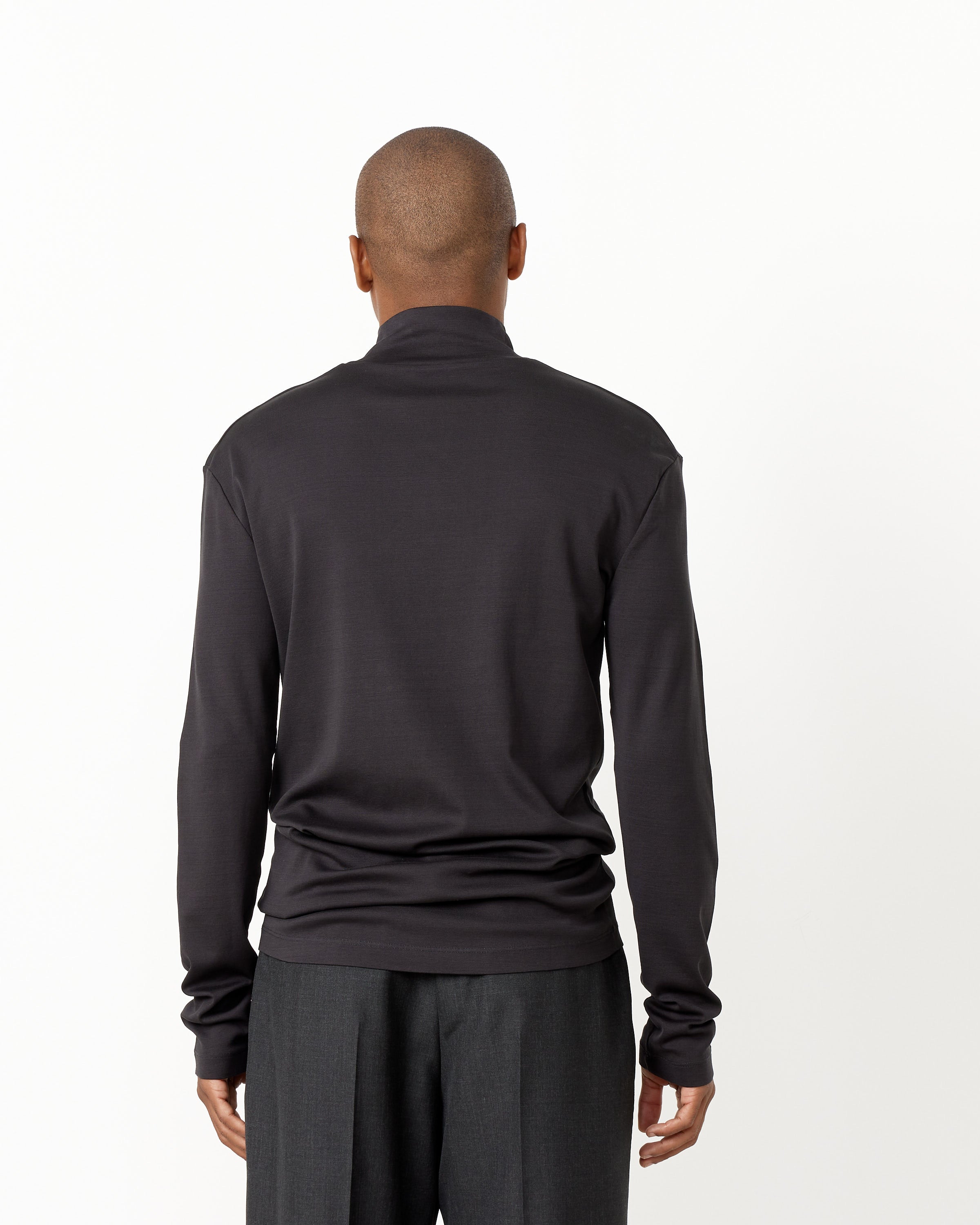 Long Sleeve Rib Turtleneck