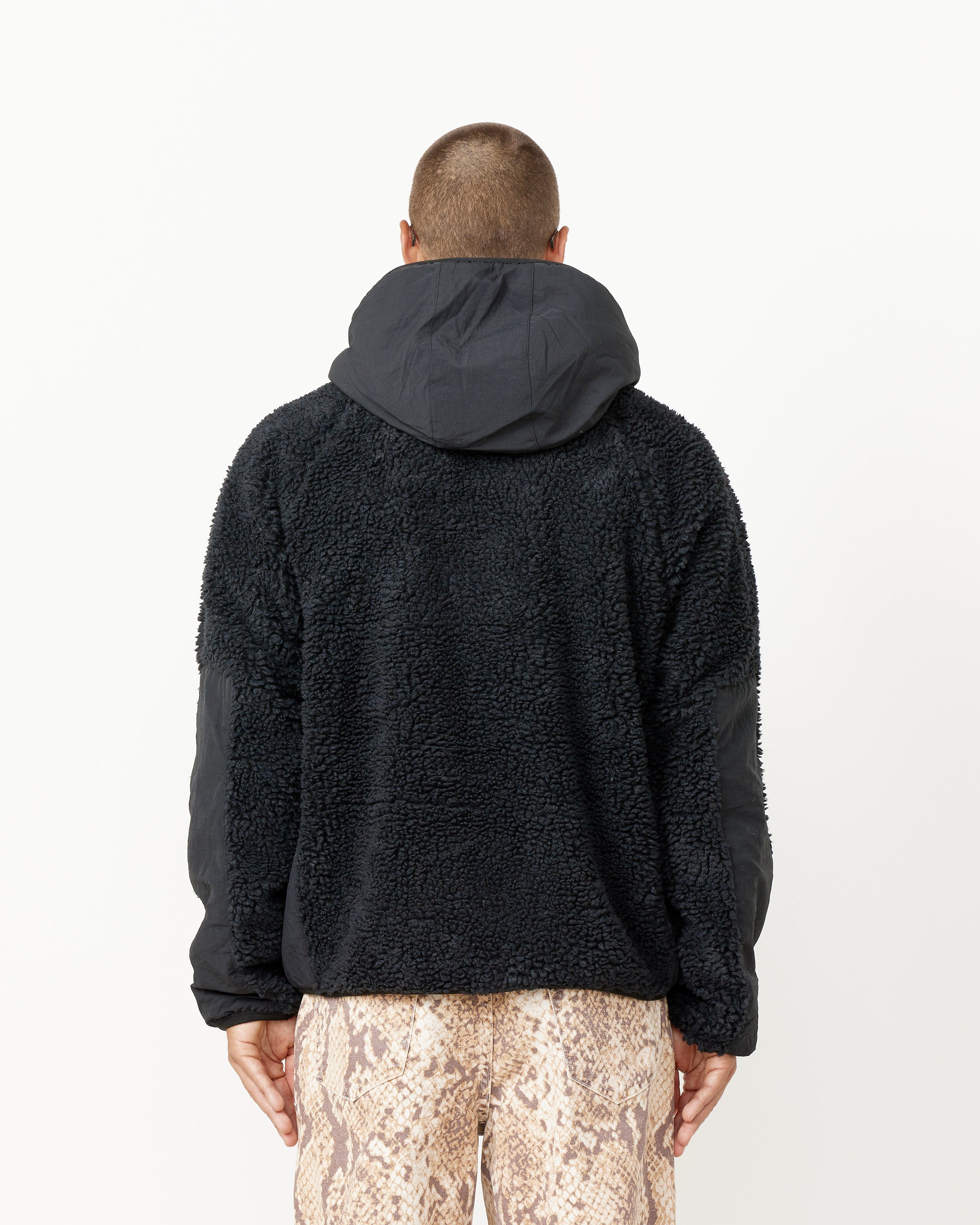 Sherpa Paneled Hooded Jacket