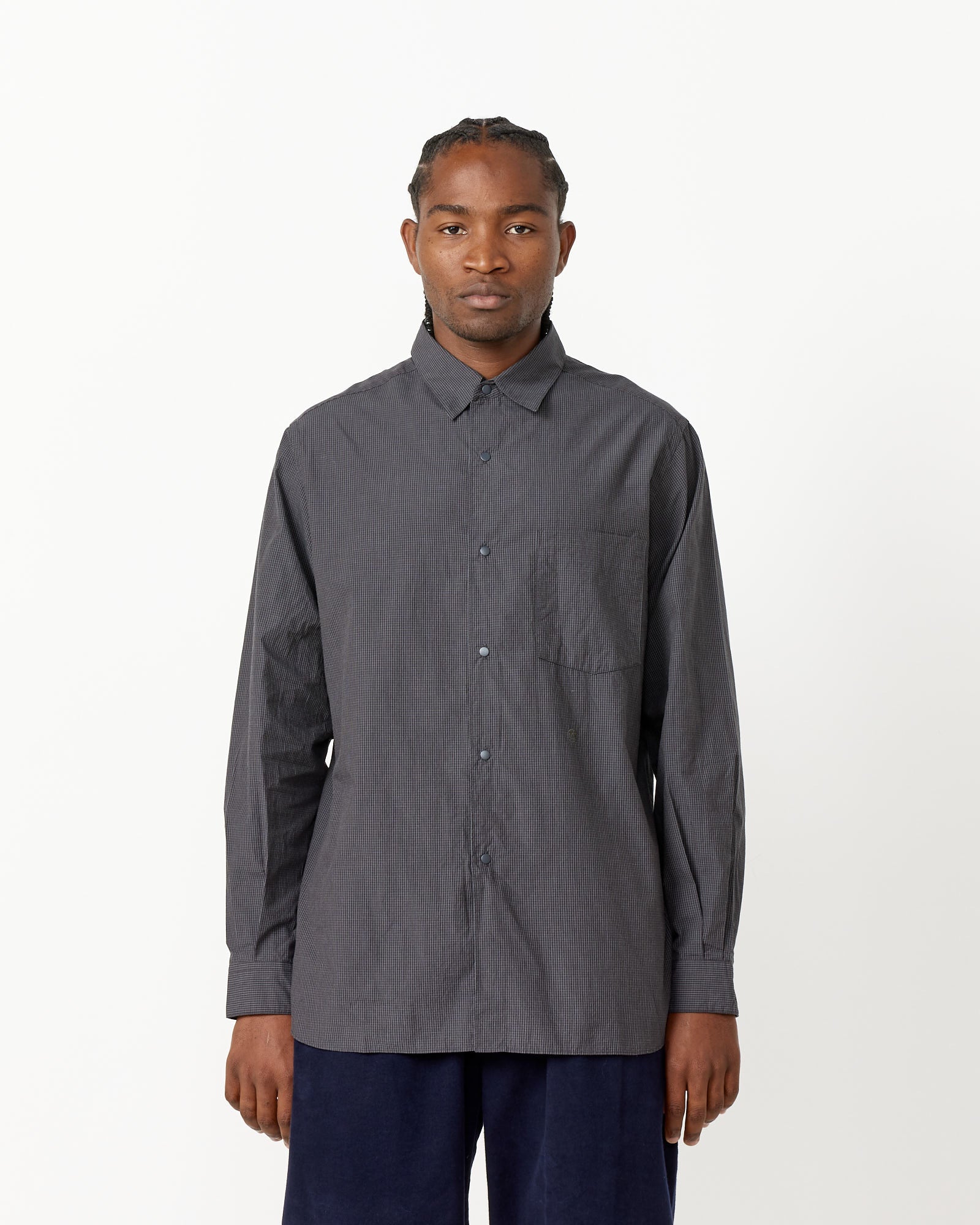 Regular Collar Wind Shirt